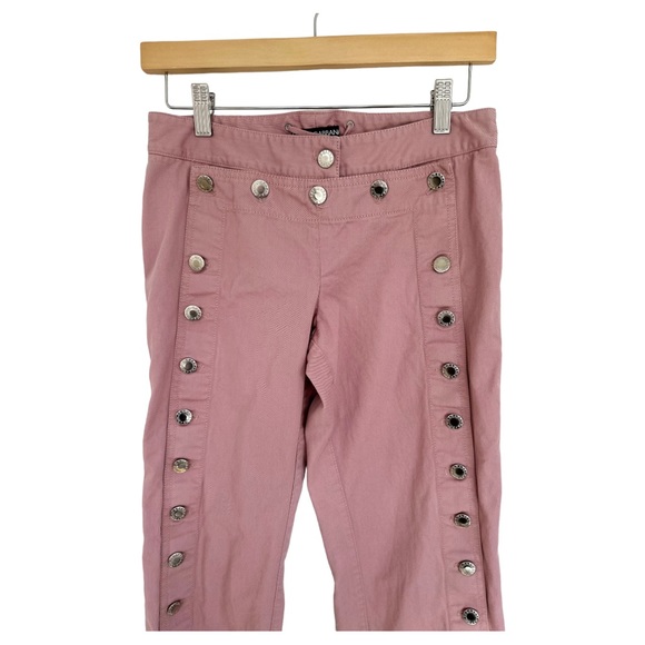 Dolce & Gabbana Vintage Pink Button Down Sailor Pants Jeans Size Italy 40 US 4 - Picture 2 of 16